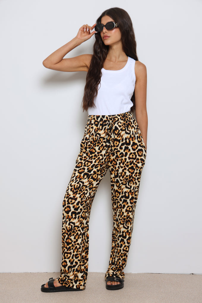 מכנסי ויסקוזה מנומרים מיליה