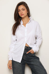 חולצה מכופתרת פלאם