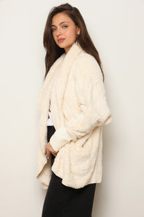 פונצ'ו כירבולית מנג'ט | שמנת