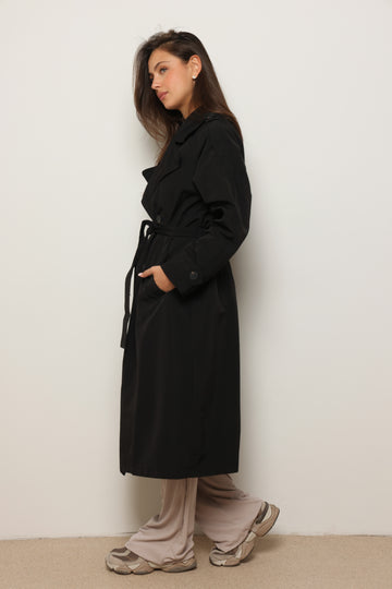 מעיל טרנץ׳ קנבס