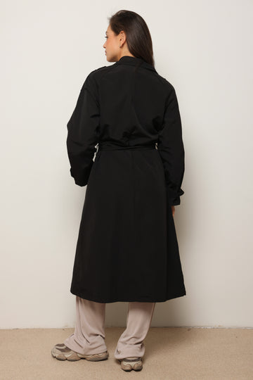 מעיל טרנץ׳ קנבס