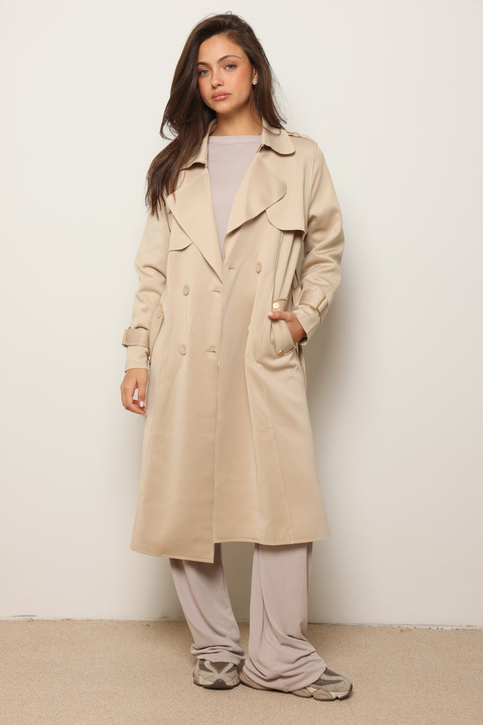 מעיל טרנץ' מלאניה