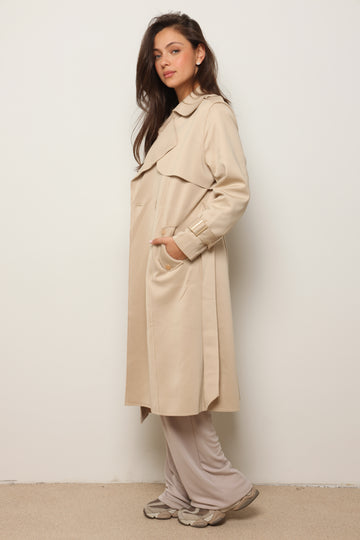 מעיל טרנץ' מלאניה