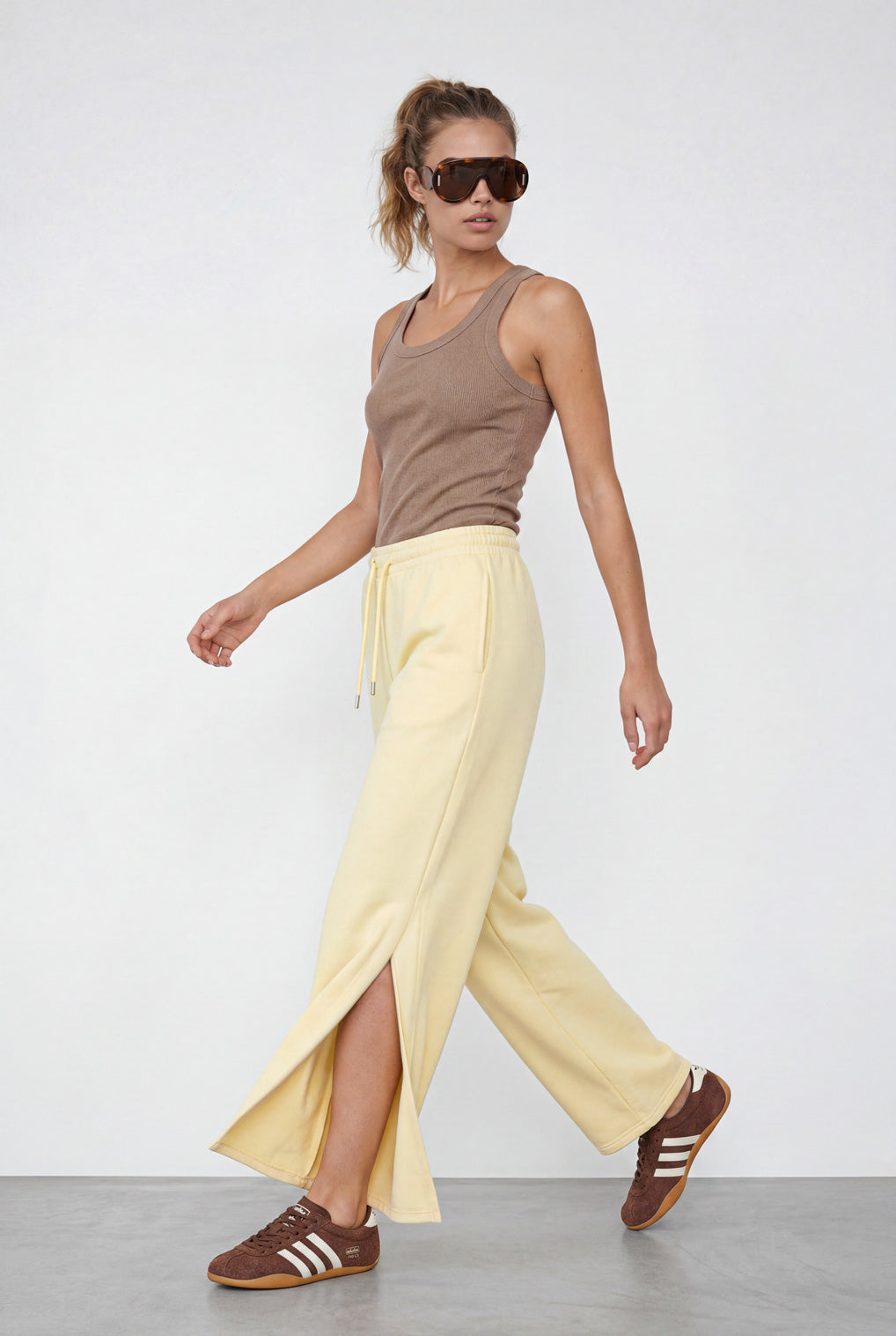 מכנסי בלון שסע