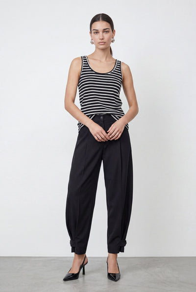 מכנסי אריג בלון אלגנט