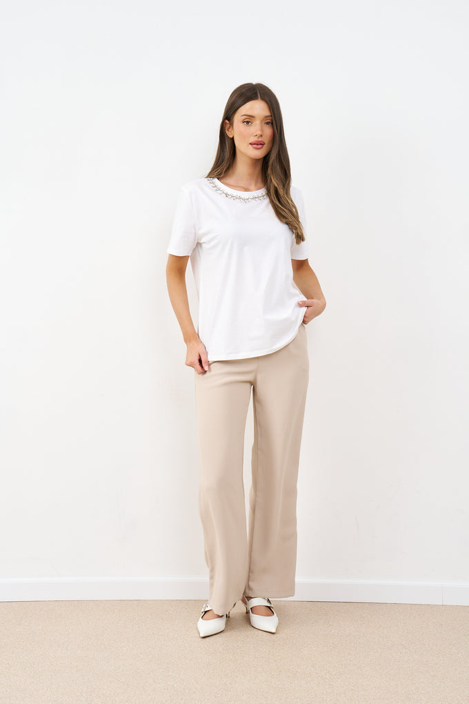 חולצת אביגיל שרשרת יהלומים