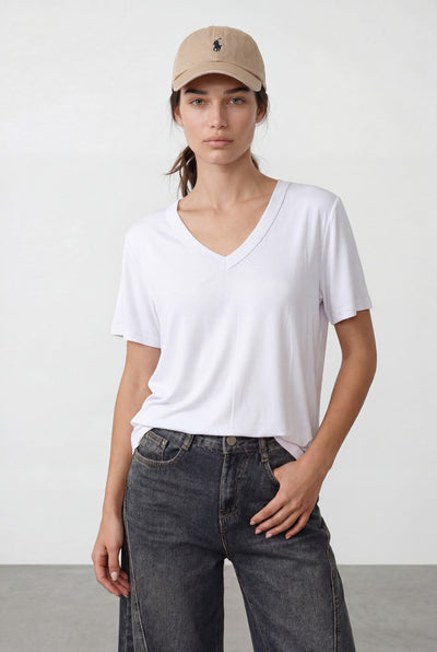 חולצת וי סימפוניה ש. קצר