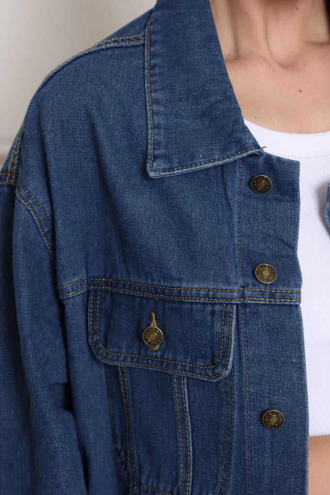 ג'קט ג'ינס אוברסייז