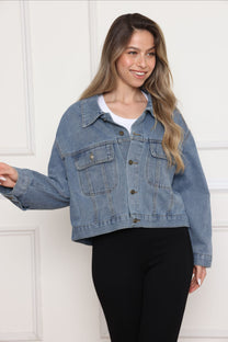 ג'קט ג'ינס אוברסייז